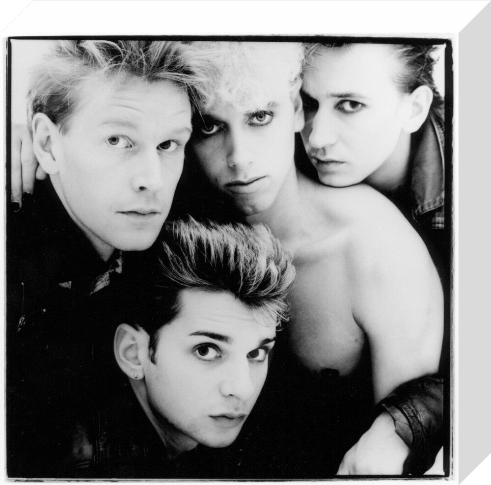 Depeche mode portrait print (stretched canvas, small, no frame)