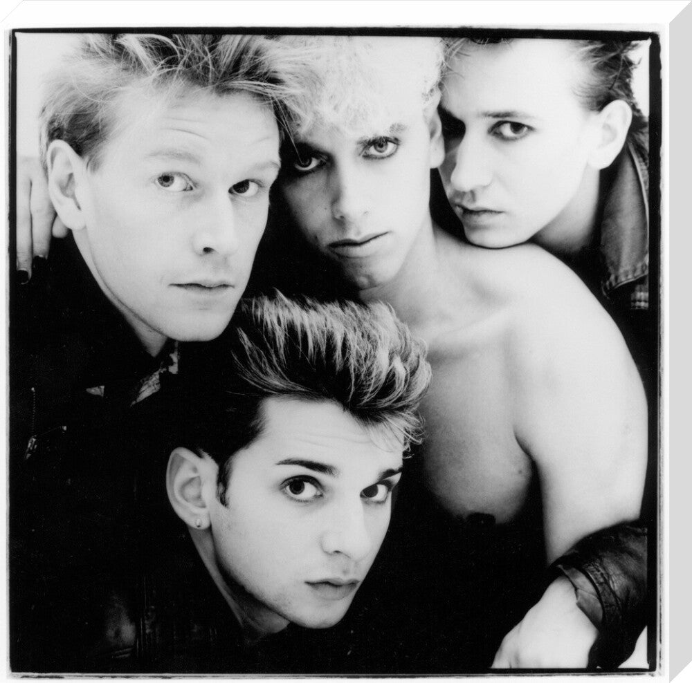 Depeche mode portrait print (stretched canvas, large, no frame)