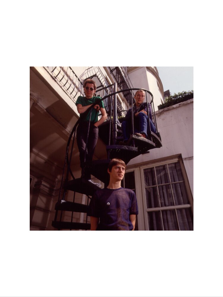 The jam (bruce foxton; paul weller; rick buckler) portrait print (art print, extra large, no frame)