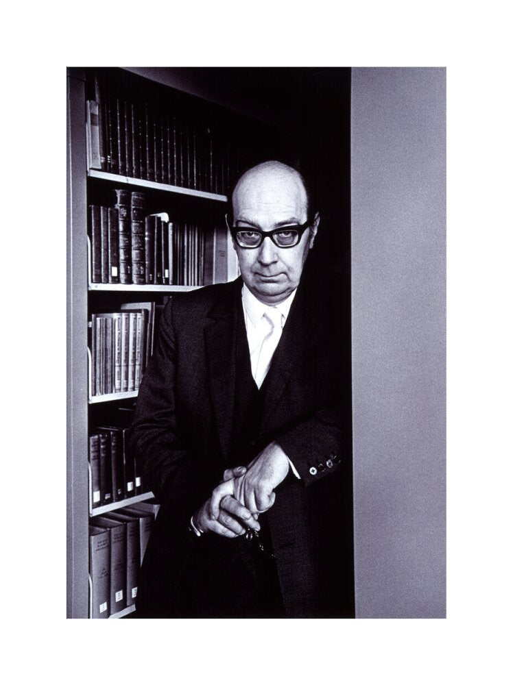 Philip larkin portrait print (art print, extra large, no frame)