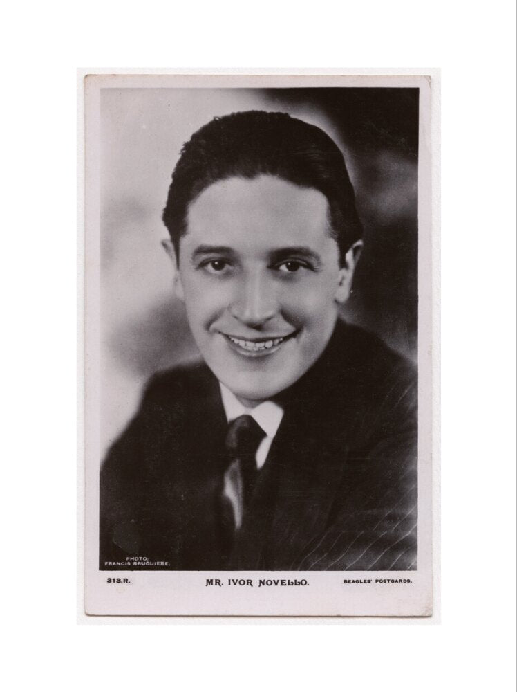 Ivor novello portrait print (art print, extra large, no frame)