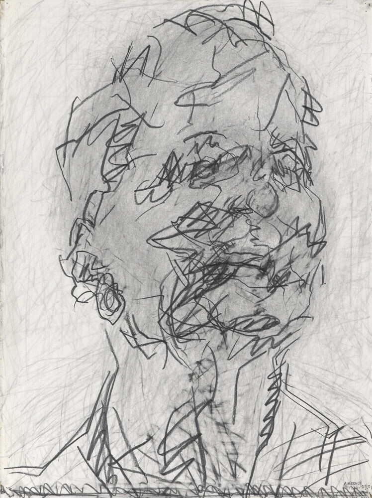 Frank auerbach portrait print