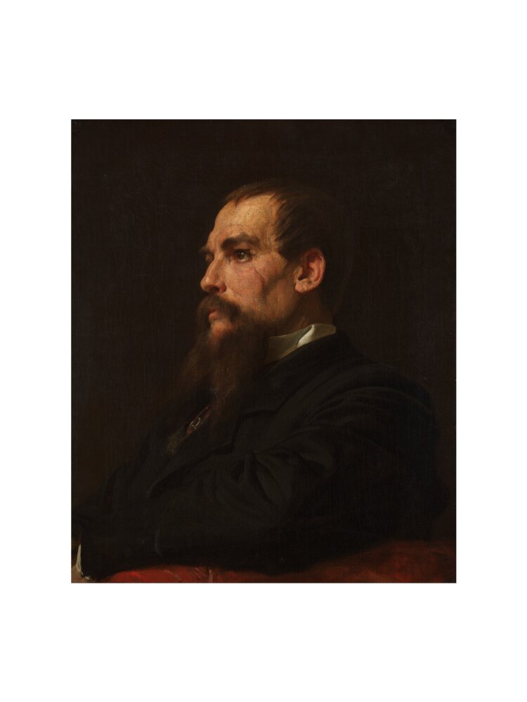 Sir richard francis burton portrait print (art print, large, no frame)
