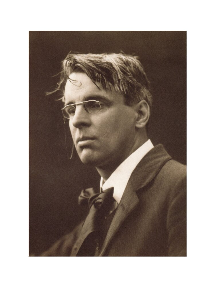 W.b. yeats portrait print (art print, medium, no frame)