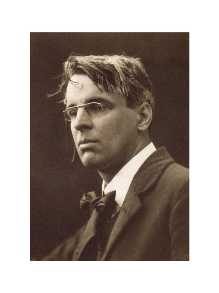 W.b. yeats portrait print (art print, extra large, no frame)