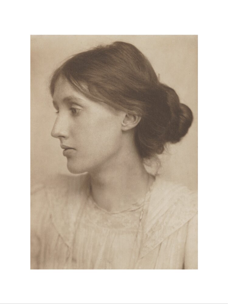 Virginia woolf portrait print (art print, small, no frame)