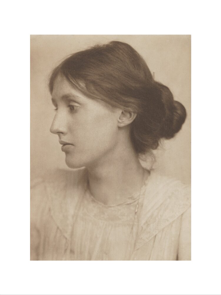 Virginia woolf portrait print (art print, medium, no frame)