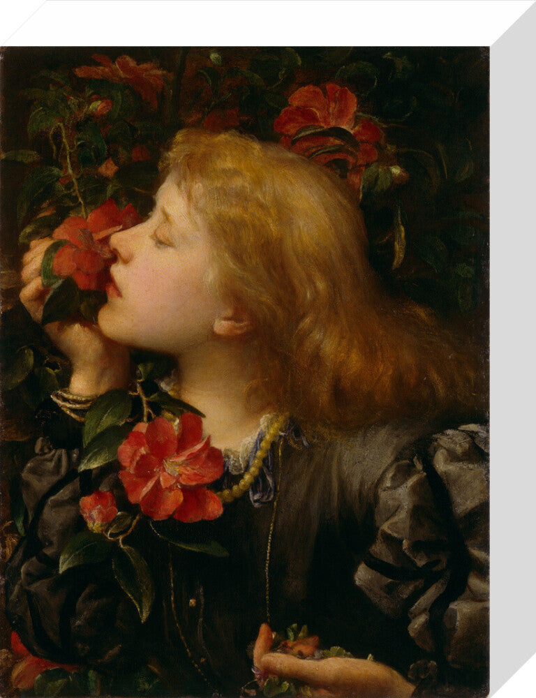 Ellen terry ('choosing') portrait print (stretched canvas, small, no frame)