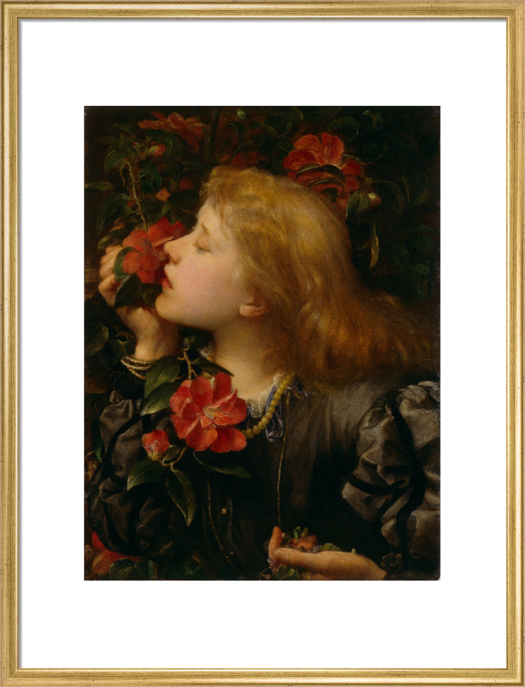 Ellen terry ('choosing') portrait print (art print, large, gold frame)