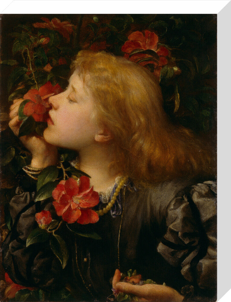 Ellen terry ('choosing') portrait print (stretched canvas, medium, no frame)