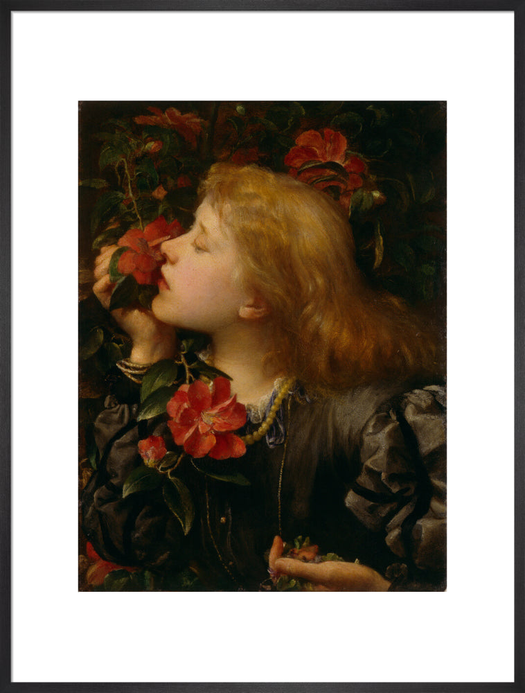 Ellen terry ('choosing') portrait print (art print, extra large, black frame)