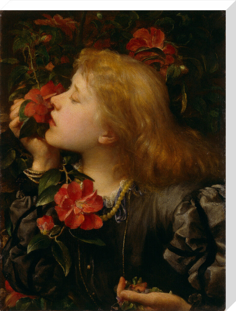Ellen terry ('choosing') portrait print (stretched canvas, large, no frame)