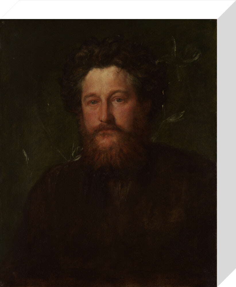 William morris portrait print (stretched canvas, small, no frame)