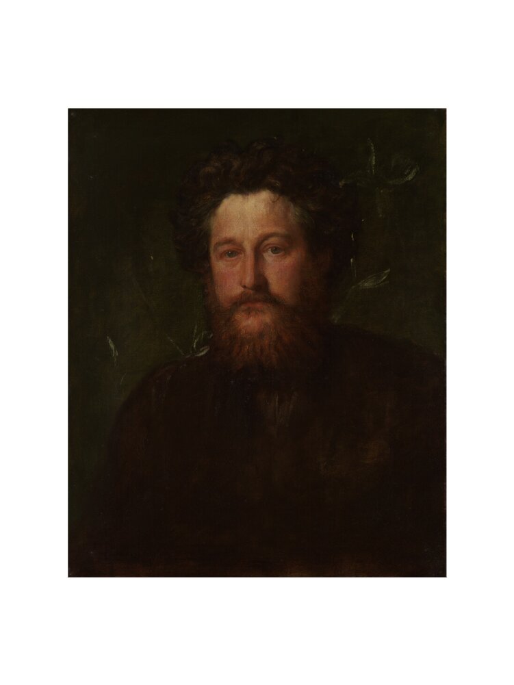 William morris portrait print (art print, large, no frame)