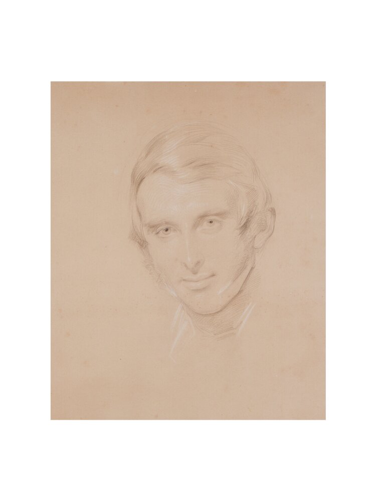 John ruskin portrait print (art print, small, no frame)