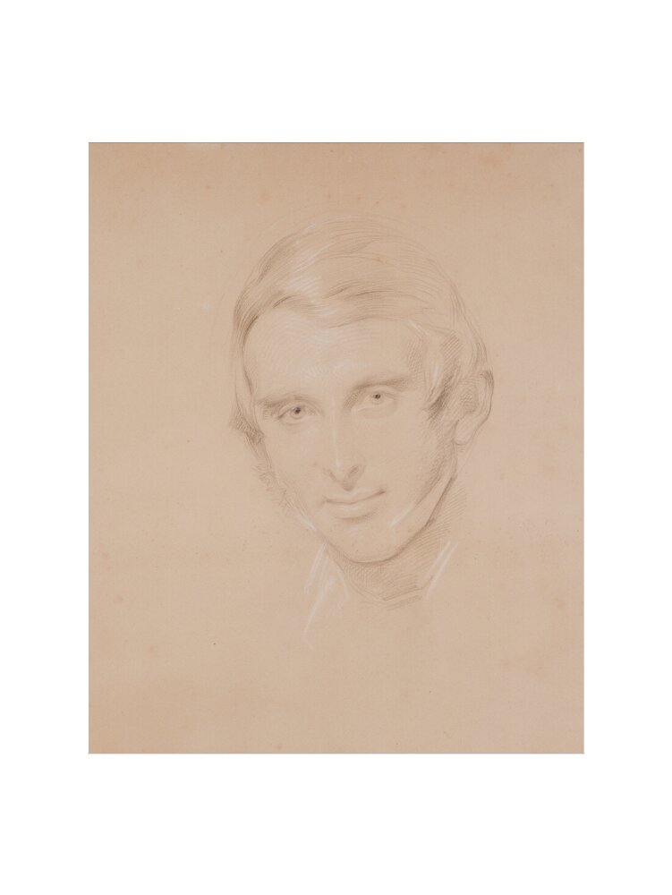 John ruskin portrait print (art print, large, no frame)