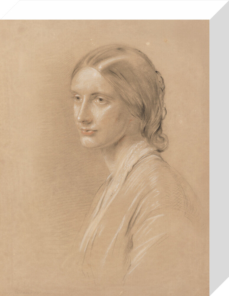Josephine butler portrait print (stretched canvas, small, no frame)