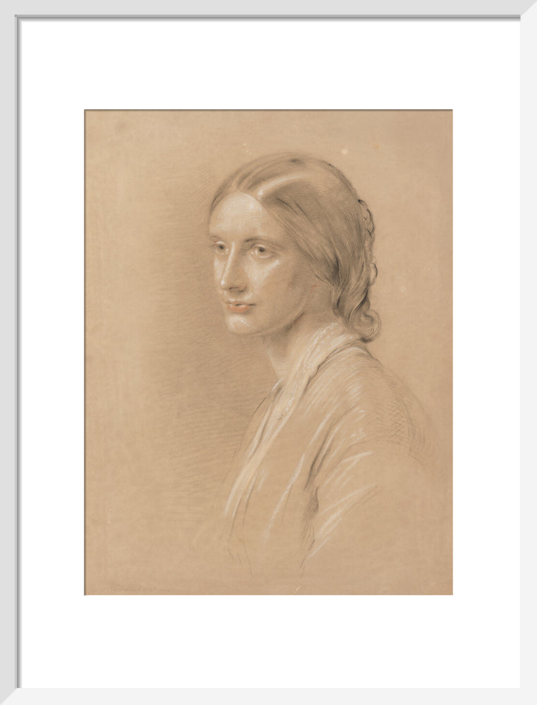 Josephine butler portrait print (art print, medium, white frame)