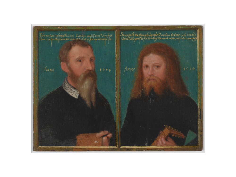 Gerlach flicke; henry strangwish (strangways) portrait print (art print, extra large, no frame)