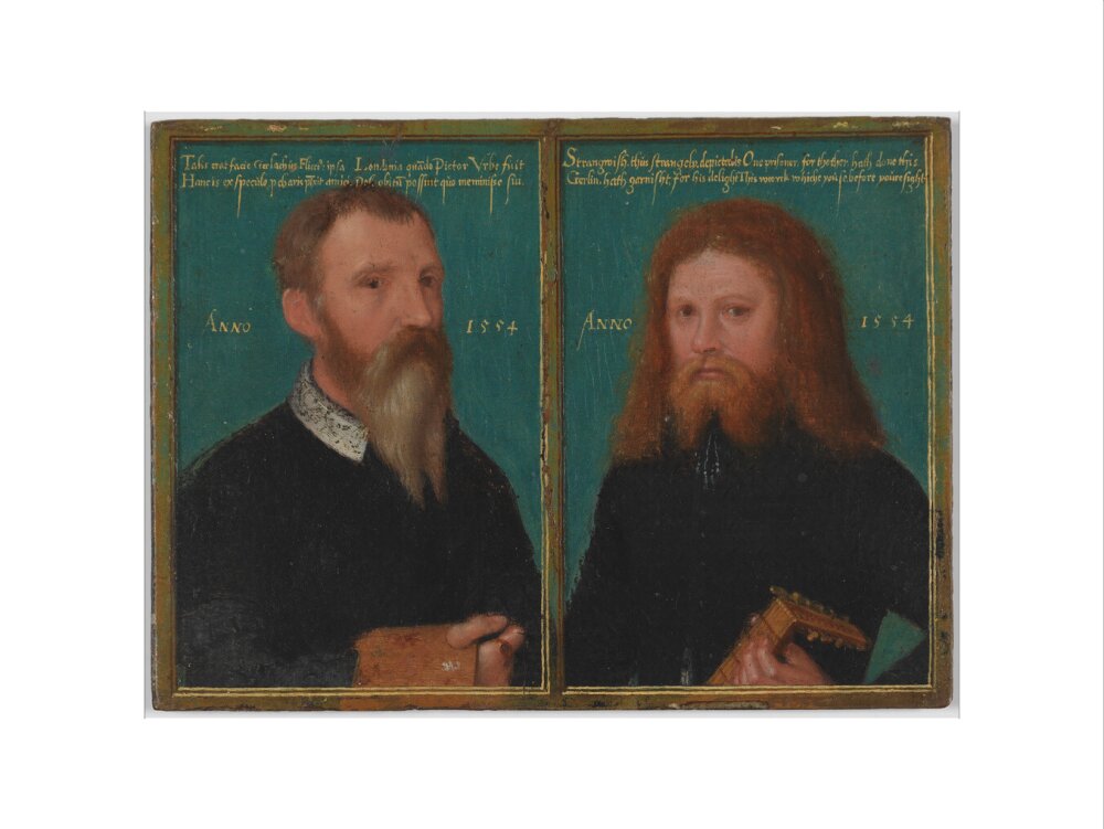 Gerlach flicke; henry strangwish (strangways) portrait print (art print, large, no frame)
