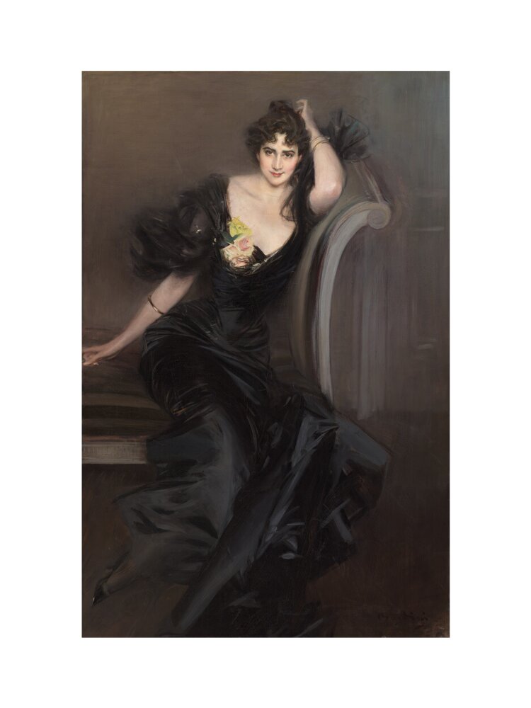 Gertrude elizabeth (née blood), lady colin campbell portrait print (art print, small, no frame)