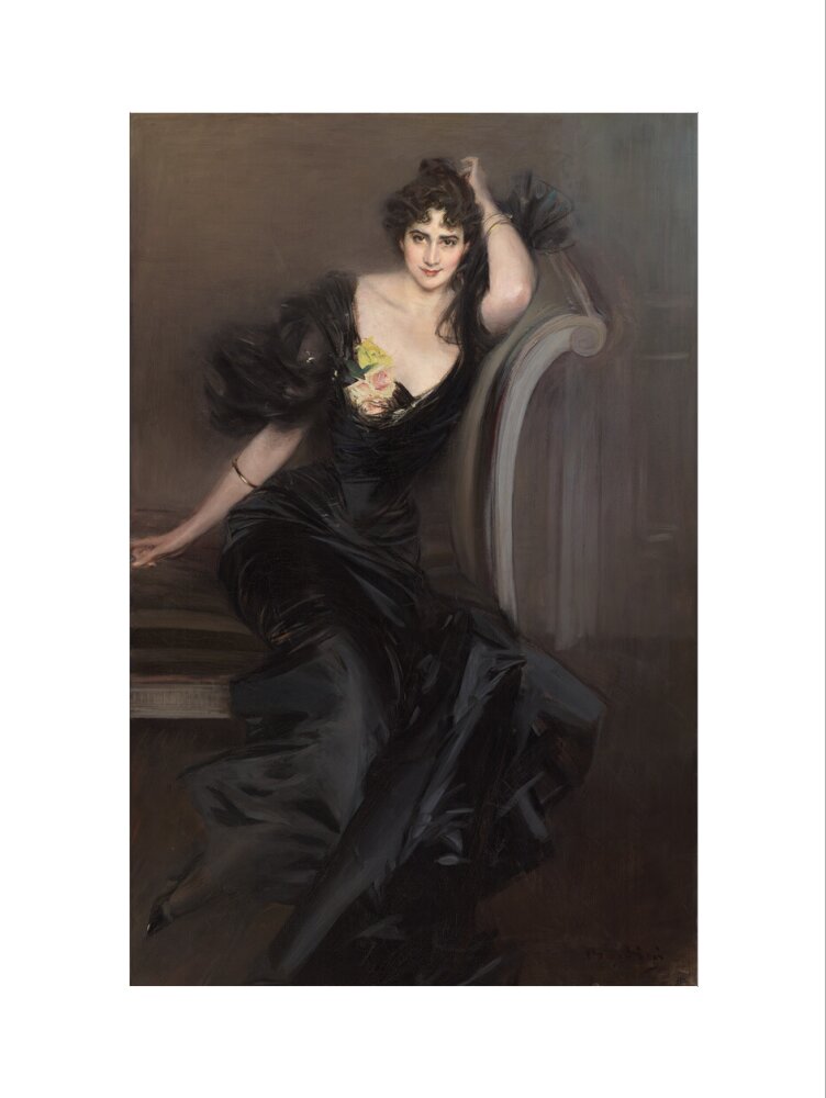 Gertrude elizabeth (née blood), lady colin campbell portrait print (art print, large, no frame)
