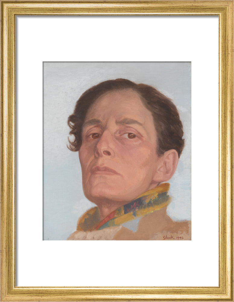Gluck portrait print (art print, small, gold frame)