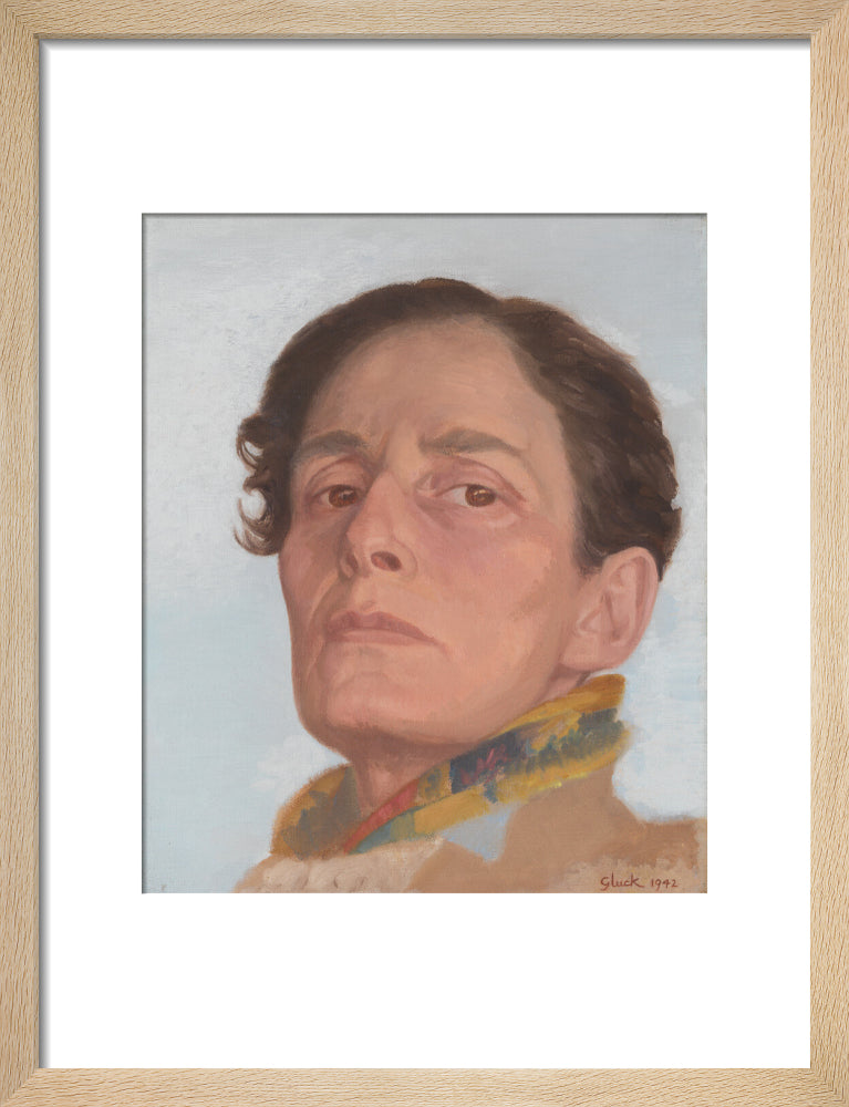 Gluck portrait print (art print, small, natural frame)