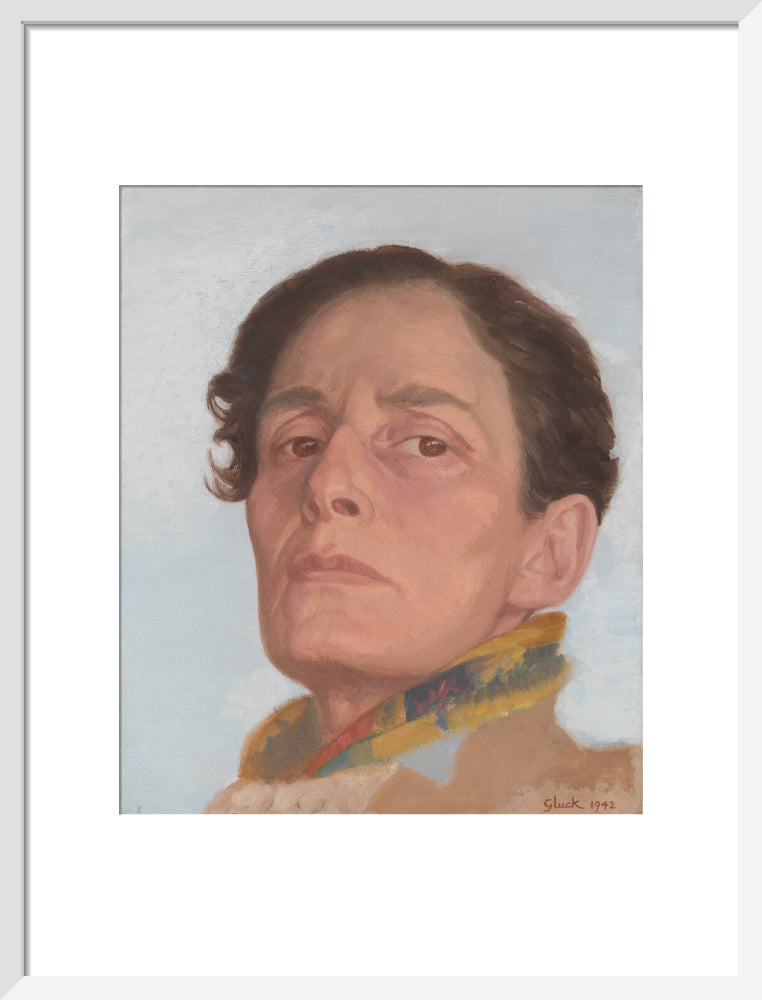 Gluck portrait print (art print, medium, white frame)