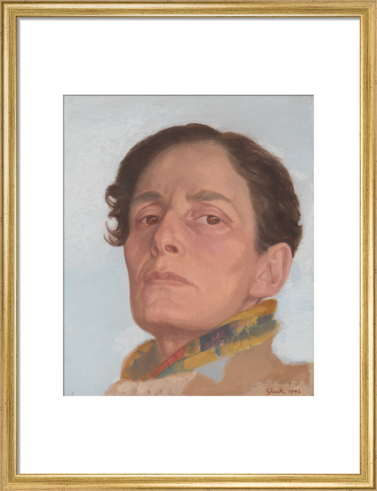 Gluck portrait print (art print, medium, gold frame)