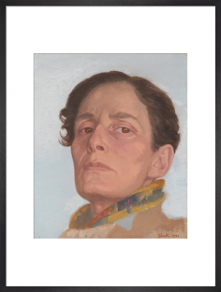 Gluck portrait print (art print, large, black frame)