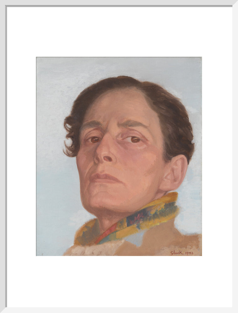 Gluck portrait print (art print, large, white frame)