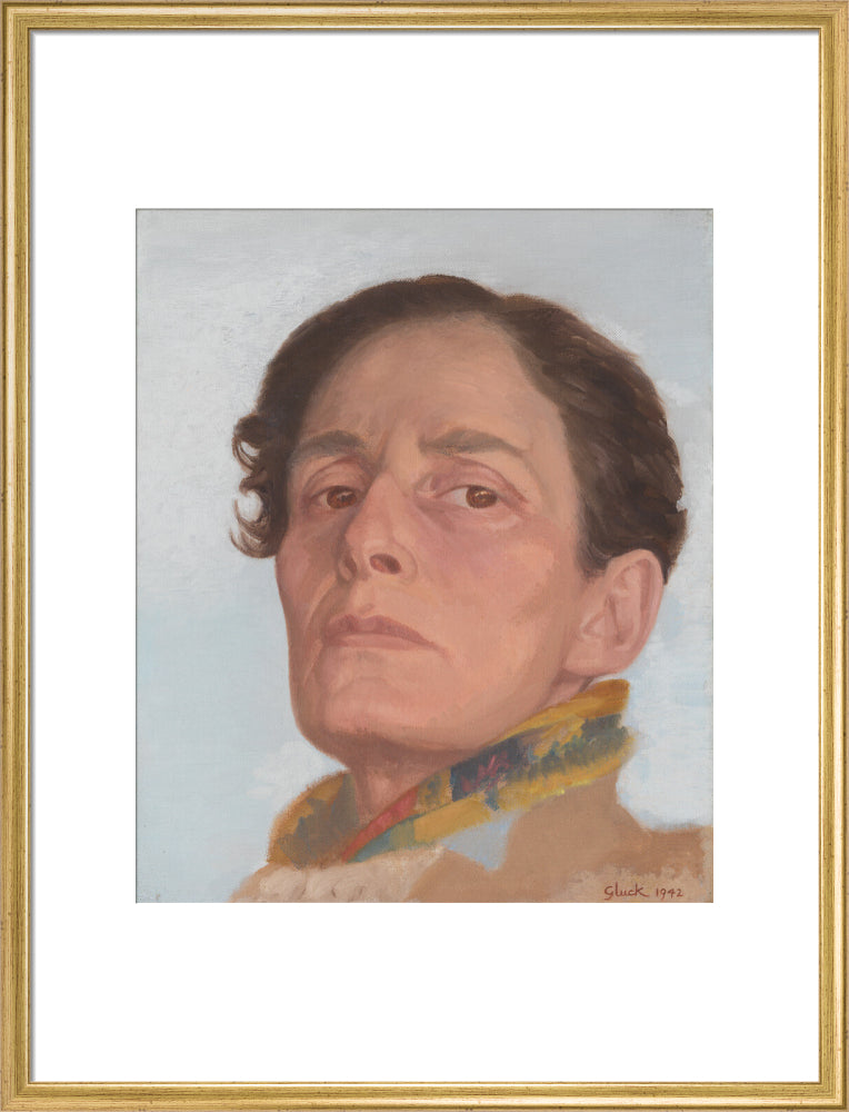 Gluck portrait print (art print, large, gold frame)
