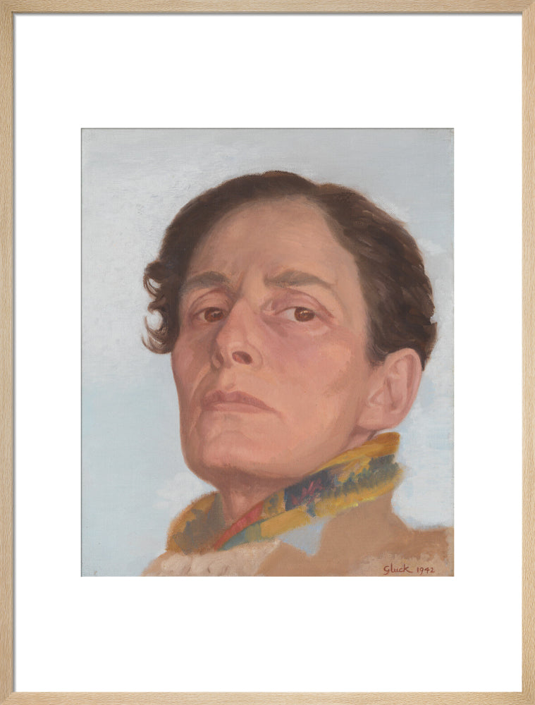 Gluck portrait print (art print, large, natural frame)