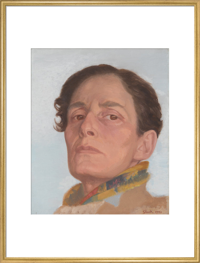Gluck portrait print (art print, extra large, gold frame)