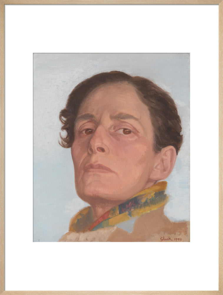 Gluck portrait print (art print, extra large, natural frame)