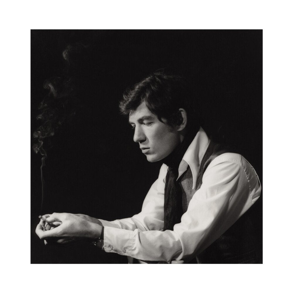 Ian mckellen portrait print (art print, small, no frame)