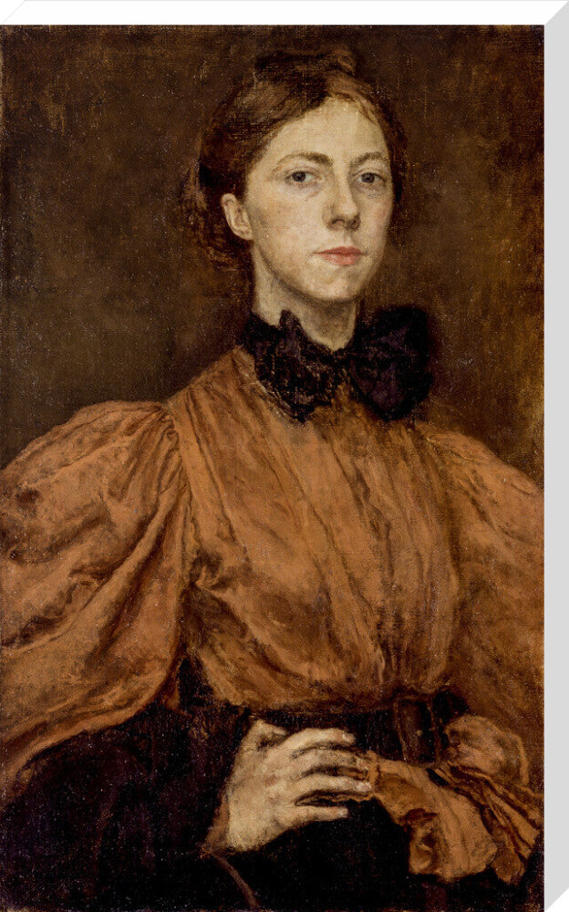 Gwen john portrait print (stretched canvas, extra large, no frame)