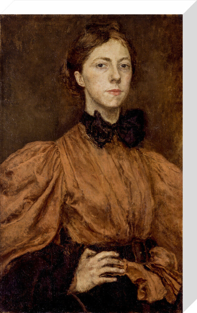 Gwen john portrait print (stretched canvas, medium, no frame)