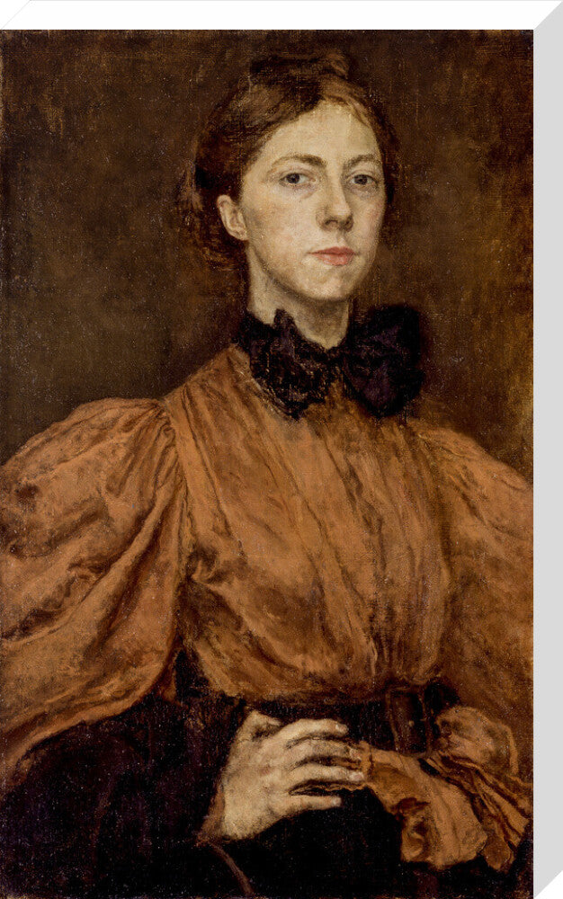 Gwen john portrait print (stretched canvas, large, no frame)