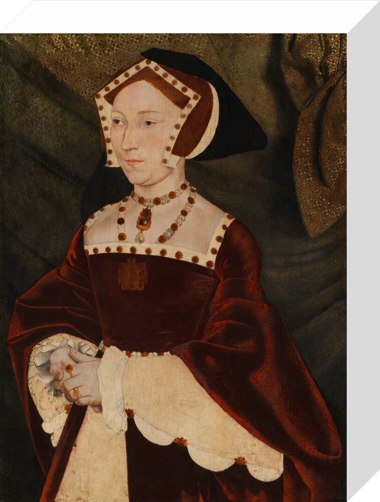 Jane seymour portrait print (stretched canvas, small, no frame)