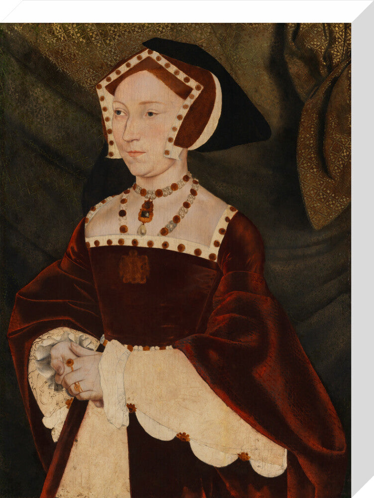 Jane seymour portrait print (stretched canvas, medium, no frame)