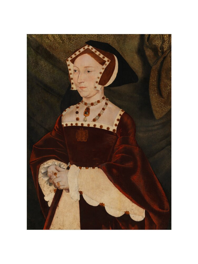 Jane seymour portrait print (art print, small, no frame)