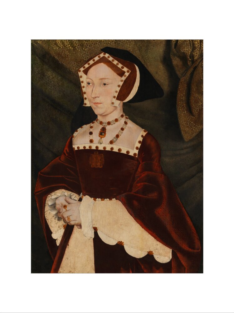 Jane seymour portrait print (art print, medium, no frame)
