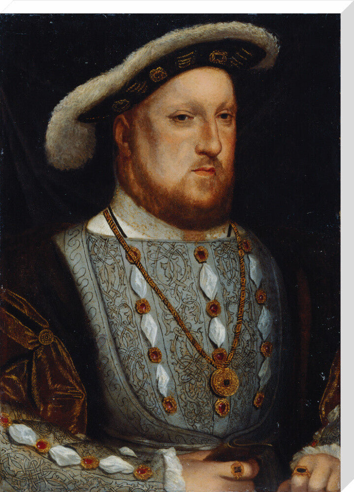 King henry viii portrait print (stretched canvas, extra large, no frame)