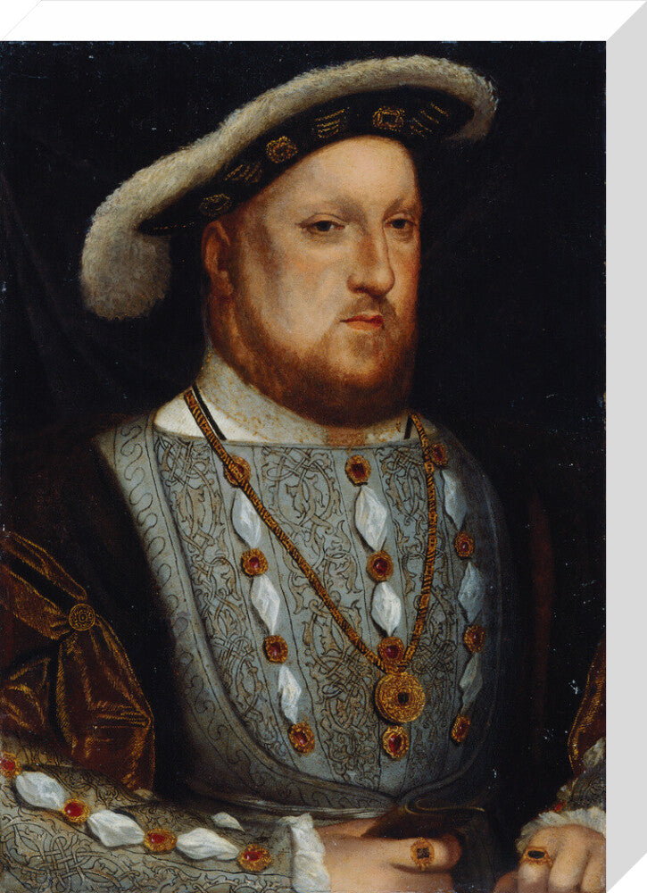 King henry viii portrait print (stretched canvas, medium, no frame)
