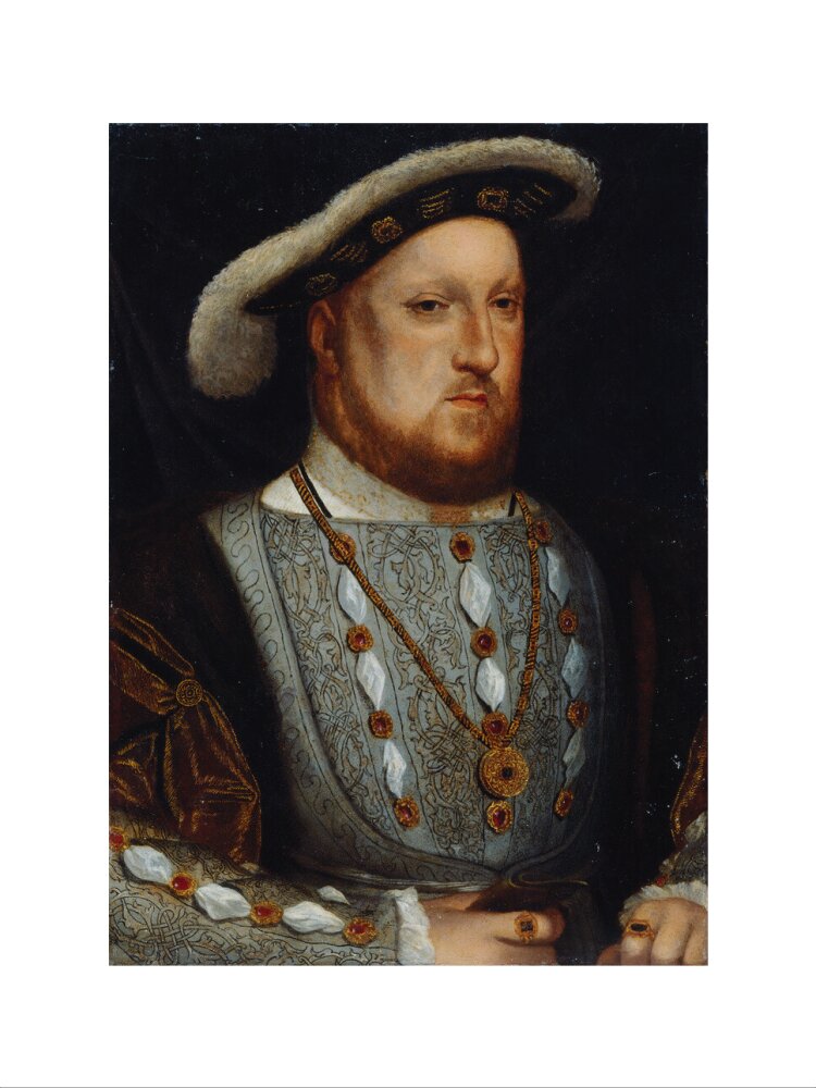 King henry viii portrait print (art print, large, no frame)