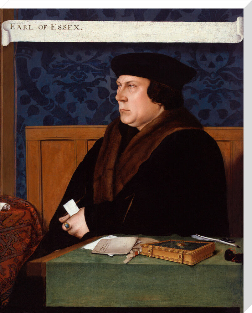Thomas cromwell, earl of essex portrait print (stretched canvas, extra large, no frame)