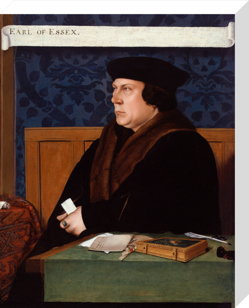Thomas cromwell, earl of essex portrait print (stretched canvas, medium, no frame)