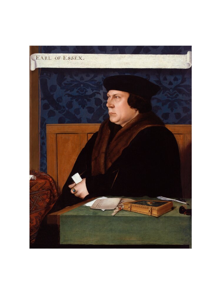 Thomas cromwell, earl of essex portrait print (art print, small, no frame)
